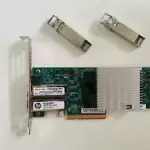 HP NC523SFP 10GbE 593742-001 593715-001 PCIe Server Adapter 2*SFP+ Transceiver