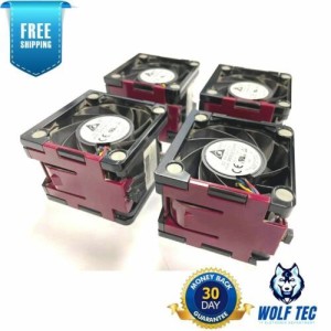 Lot of 4 HP 662520-001 Hot Plug Fan Module for DL380p Gen8 Servers 654577-002