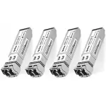 4 Pack 10Gbase-Lr Sfp+ To Lc Single Mode Transceiver For Cisco Sfp-10G-Lr, 10G