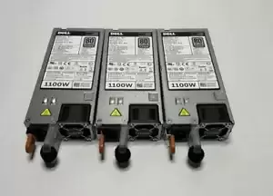 Lot Of 3 38GYJ 038GYJ 1100W Dell PowerEdge R820 Server Power Supply L1100E-S0