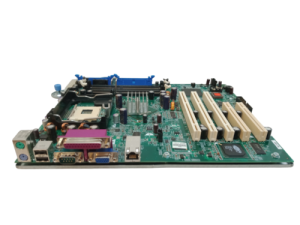 Dell DA0S04MB6F3 Rev:F mPGA478B PowerEdge Server Motherboard w/ Bottom Plate