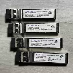 Finisar FTLX8571D3BCL SFP+SR/SW 10Gb/s Multimode Fiber Optic Transceiver  #M1