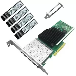 Intel X710-DA4 10Gbps Pci-e 3.0 x8 Ethernet Server Adapter & Intel 850nm Module