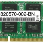 820570-002 - HP Compatible 8GB PC4-17000 DDR4-2133MHz 1Rx8 1.2v Non-ECC SODIMM
