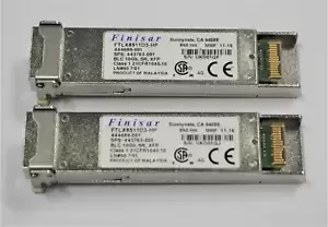Lot of 2 - FINISAR | FTLX8511D3-HP | 10GB 850nm Transceiver Module