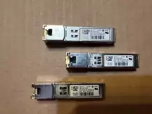 LOT OF 3 30-1410-03 GLC-T CISCO 1000BASE-T SFP+ RJ-45 V04 TRANSCEIVER-0 H3-4(6)