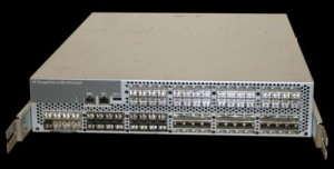 HP StorageWorks 8/80 SAN Switch, w/ 56* HP AJ716A Transceiver Modules