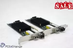 LOT of 2: HP Dual-Port 10GbE Server Adapter NC550SFP