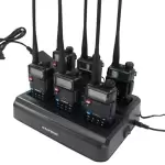 6 Way Rapid Charger Desktop Power Supply for Baofeng UV-5RE Plus F8HP UV-5R LOT