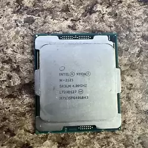 Intel Xeon W-2125 SR3LM @4.00GHz Server CPU Processor 100% Test