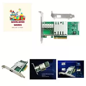 10G PCIE x8/x16 Ethernet Network Adapter Compatible Intel X520-DA1 82599EN Ch...
