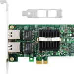 Dual Port PCIEx1 Intel 82575EB E1G42ET/EF/E1G44ET Gigabit Server Adapter card