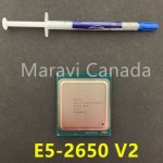 Intel Xeon E5-2650 V2 Eight 8-Core SR1A8 2.6GHz LGA 2011 Socket R CPU Processor