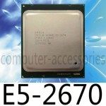 Intel Xeon E5-2670 2.6 GHz 8 CORE 20M 8GT/s 115W SR0KX LGA2011 CPU Processor