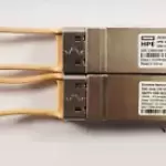 Lot of 2 HPE / EXTREME FTL410QE2C 40G QSFP+ SR4 Transceiver Modules