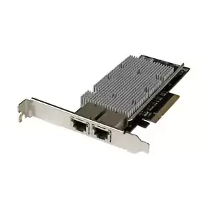 StarTech.com 2-Port 10Gb PCIe NIC with Native Link Aggregation - 10Gbase-t Et...