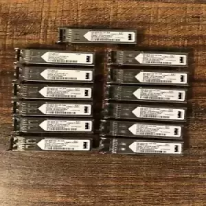 Lot of (13) Cisco 10-1821-01 DS-SFP-FC-2G-SW 850nm 1/2 Gbps FC Transceiver
