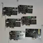 LOTx6 HP NC320T GIGABIT ETHERNET SERVER ADAPTER 395866-001 366605-001 012881-001