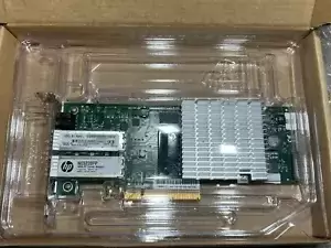 QLogic QLE3242-HP HP NC523SFP 2-Port 10Gbps PCI-e x8 Server NIC 593742-001