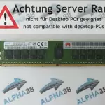 Samsung 16 GB Rdimm ECC Reg DDR4-2400 RAM Proliant ML350 Gen9 Server RAM
