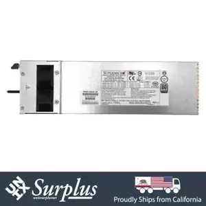 Supermicro PWS-1K81P-1R 1800W PSU Redundant 1U 80 Plus Platinum Power Supply