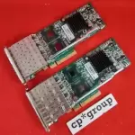 LOT OF 2 Intel 4-Port SFP Gbe PCIe Server Network Adapter PE2G4SFPI6L-R