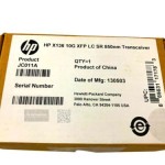 JC011A I Genuine Open Box HPE X136 SR LC Transceiver - 1 x 10GBase-SR10 850nm