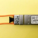 1 of JG709A HPE X140 40G QSFP+ MPO MM 850nm CSR4 300m Transceiver