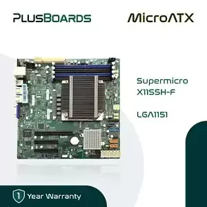 Supermicro X11SSH-F LGA 1151 Socket H4 C236 DDR4 MicroATX Motherboard Tested