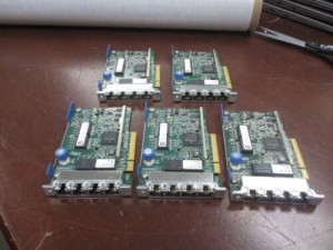 5x HP 4-port Ethernet 1GB 331FLR Server Adapter HSTNS-BN71 634025-001 629133-001
