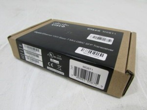 Cisco MGBT1 Gigabit Ethernet 1000 Base-T Mini-GBIC SFP Transceiver