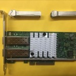Intel X520-DA2 82599ES E10G42BTDA Ethernet Adapter + 2PCS SFP + Transceiver-