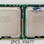 2PCS Intel Xeon X5677 SLBV9 3.46GHz Quad Core 12M LGA-1366 Server CPU Processor