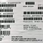 Intel R1304RPSSFBN 1U Rack 350 W LGA1150 Server System NEW OPEN BOX