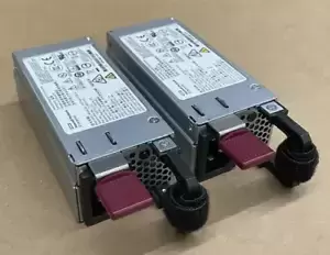 LOT OF 2 754376-001, 743907-002, HP DL120 G9/ DL160 G9 800/900W Power Supply