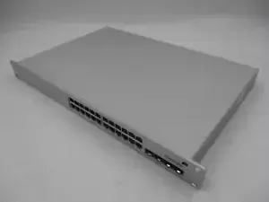 Cisco Meraki MS22 600-20010 24-Port 4xSFP Gigabit Network Switch P/N:600-20010-A