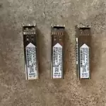 LOT OF 3 CISCO ONS-SC-GE-SX 1000BASE-SX 850NM TRANSCEIVER V01 F4-2(1)