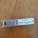 Axiom J8177C-AX 1000BASE-T SFP Transceiver f/ HP - Copper - RJ45 - 100m