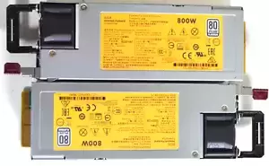 2X HP 800W  80+ Platinum Power Supply 723600-201 754381-001 HSTNS-PL41