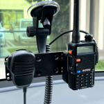 Car Suction Cup Mount BaoFeng UV5R BF-F8HP Includes Speaker Mic and Holder