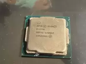 INTEL XEON E-2236 SRF7G CPU PROCESSOR 6 CORE 3.40GHz 12MB L3 CACHE 80W