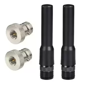 2-Pack Ham Radio BNC Male Soft Antenna For Uniden SR30C Bearcat BC125AT BCD436HP