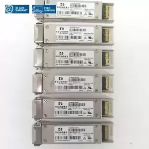 Foundry FTLX8574D3BCL SFP+ 10GBase-SR SW Transceiver Module Cisco 850nm Lot of 6