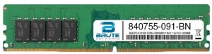 840755-091 - HP Compatible 8GB PC4-21300 DDR4-2666MHz 1Rx8 1.2V ECC UDIMM