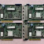 LOT OF 4 HP 331FLR QUAD-PORT 1GB ETHERNET SERVER ADAPTER 634025-001 629133-001