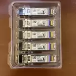 Lot of 5 Genuine Cisco SFP-10G-SR Transceiver Modules - Tested