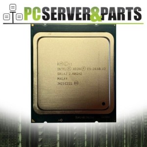 Pair of Intel Xeon E5-2630L v2 SR1AZ 2.40GHz 15MB 6-Core LGA2011 CPU Processors