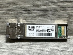 Cisco SFP-10G-SR-X 10GBASE-SR/SW 850nm MMF transceiver T16