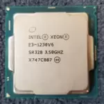 Intel Xeon E3-1230V6 3.50 GHz 4 Core Socket 1151 Server CPU SR328