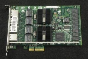 one  Intel EXPI9404PT PRO/1000 PCI-E PT Quad Port  Ethernet Server Adapter